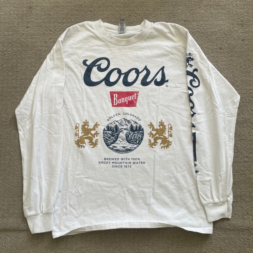 Vintage Coors Beer Long Sleeve